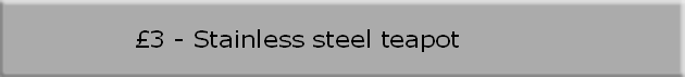 £3 - Stainless steel teapot